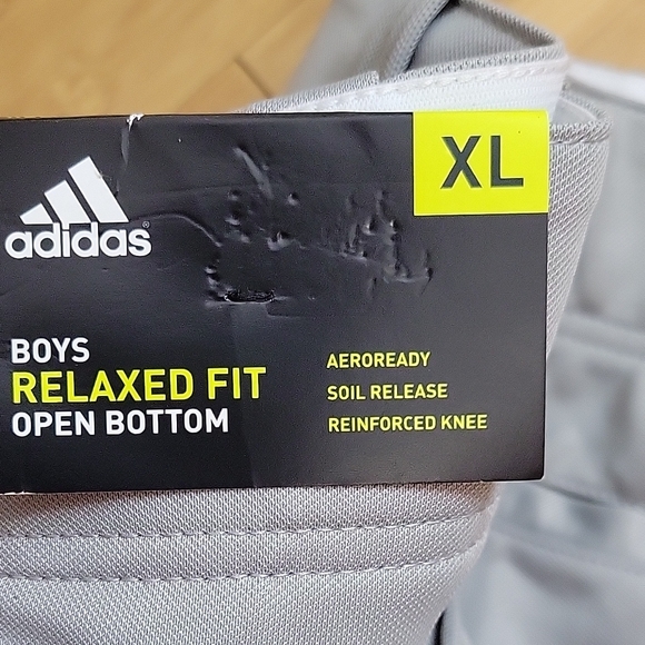 Adidas Kids Grey Sweatpants - Picture 3 of 10